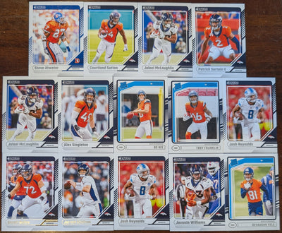 2024 Donruss Denver Broncos NFL Team Set Bo Nix RC 369 plaque