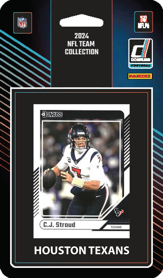 2024 Donruss Factory Sealed Houston Texans NFL Team Set CJ Stroud plaque
