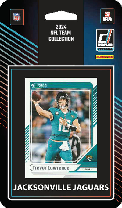 2024 Donruss Factory Sealed Jacksonville Jaguars NFL Team Set Trevor Lawrence plaque