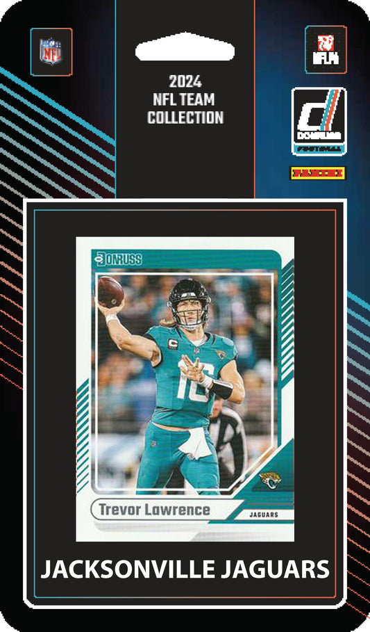 2024 Donruss Factory Sealed Jacksonville Jaguars NFL Team Set Trevor Lawrence plaque