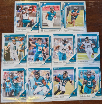 2024 Donruss Jacksonville Jaguars NFL Team Set Trevor Lawrence plaque