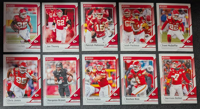 2024 Donruss Kansas City Chiefs NFL Veterans Set Mahomes Kelce Pacheco plaque