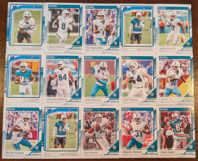 2024 Donruss Miami Dolphins NFL Team Set Tyreek Hill plaque