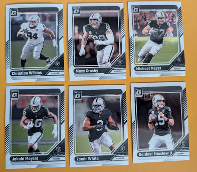 2024 Donruss Optic NFL Team Pack Las Vegas Raiders Maxx Crosby plaque