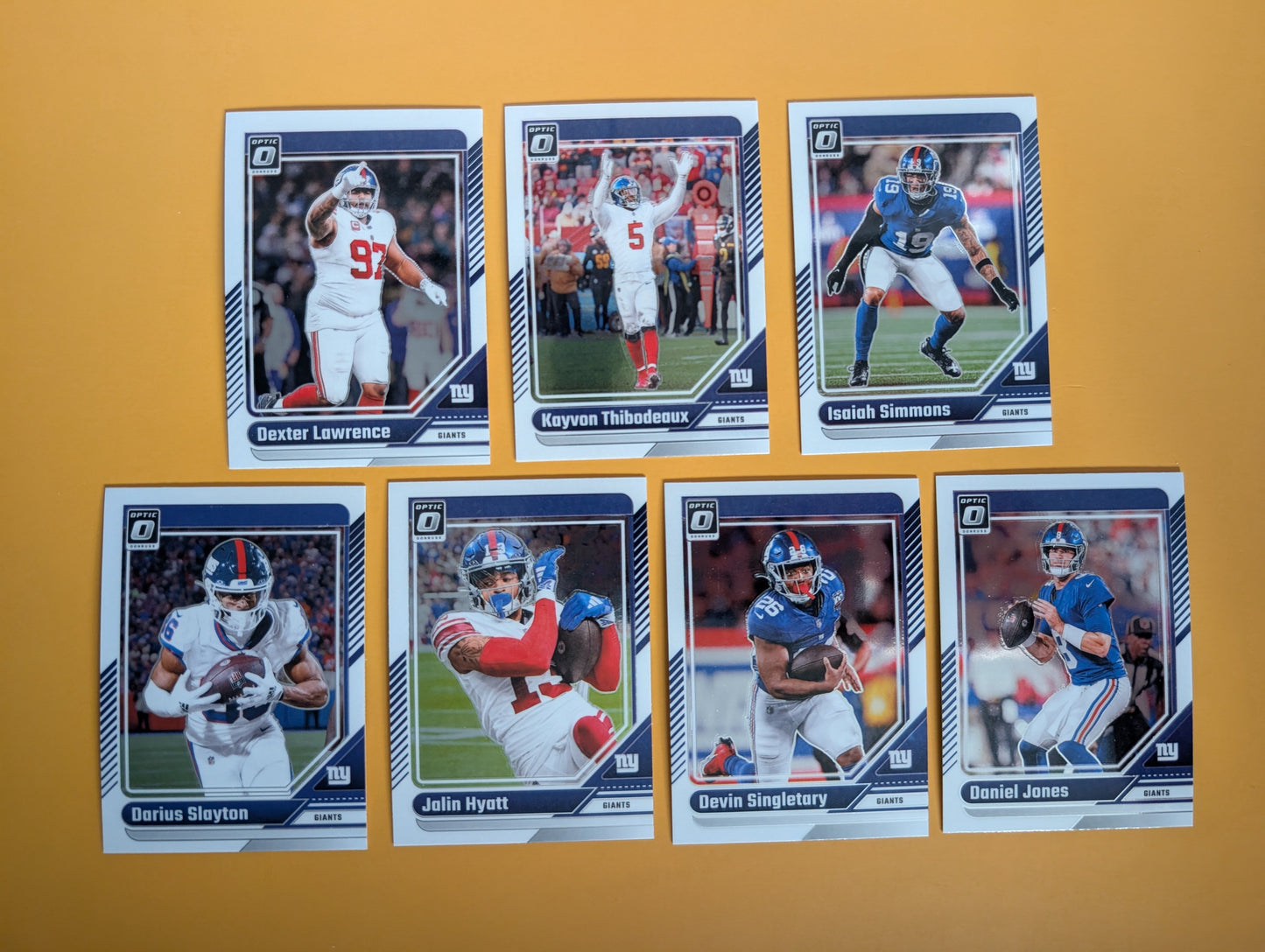 2024 Donruss Optic NFL Team Pack New York Giants Brian Burns plaque