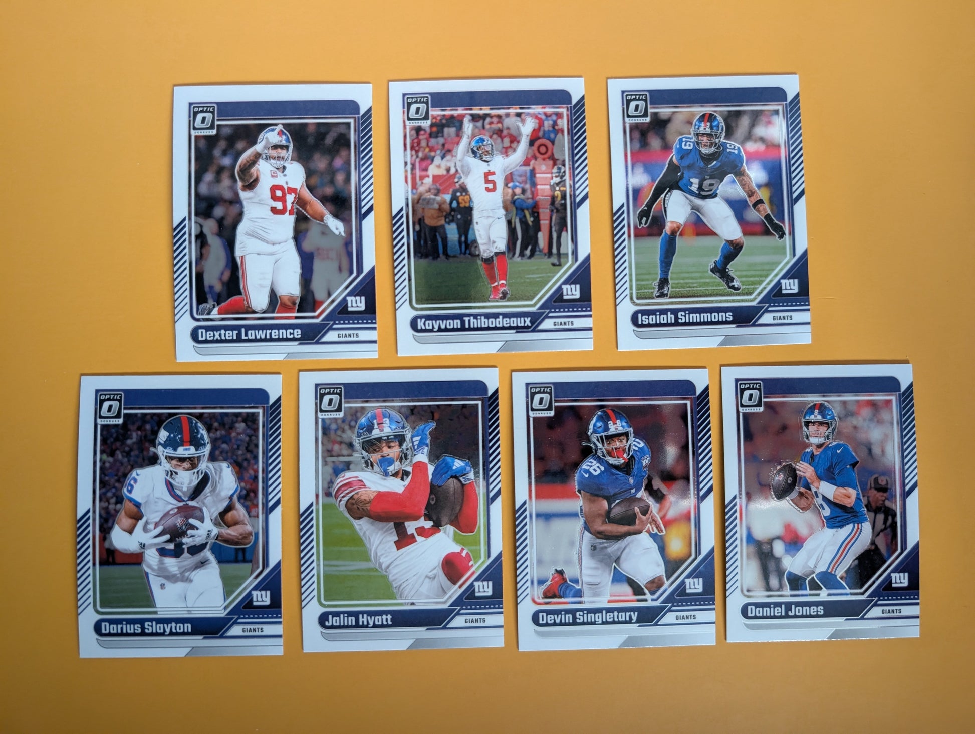 2024 Donruss Optic NFL Team Pack New York Giants Brian Burns plaque