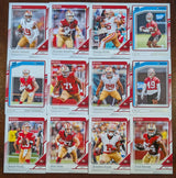 2024 Donruss San Francisco 49ers NFL Team Set Kittle Purdy McCaffrey Samuel
