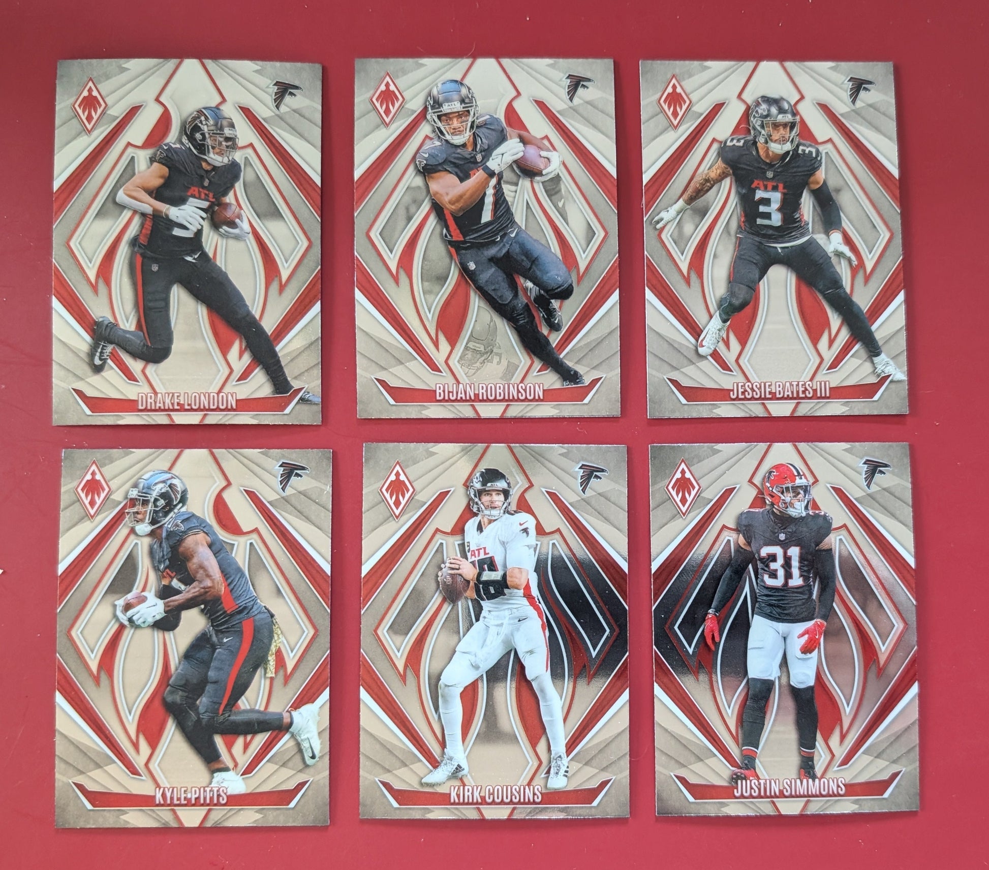 2024 Panini Phoenix NFL Team Pack Atlanta Falcons Bijan Robinson plaque