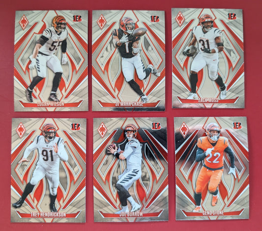 2024 Panini Phoenix NFL Team Pack Cincinnati Bengals Joe Burrow Ja’Maar Chase plaque