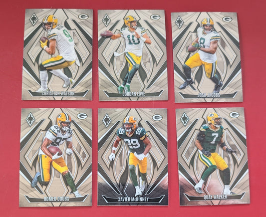 2024 Panini Phoenix NFL Team Pack Green Bay Packers Jordan Love Josh Jacobs plaque