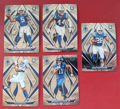 2024 Panini Phoenix NFL Team Pack Indianapolis Colts Anthony Richardson plaque