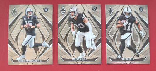 2024 Panini Phoenix NFL Team Pack Las Vegas Raiders Maxx Crosby plaque