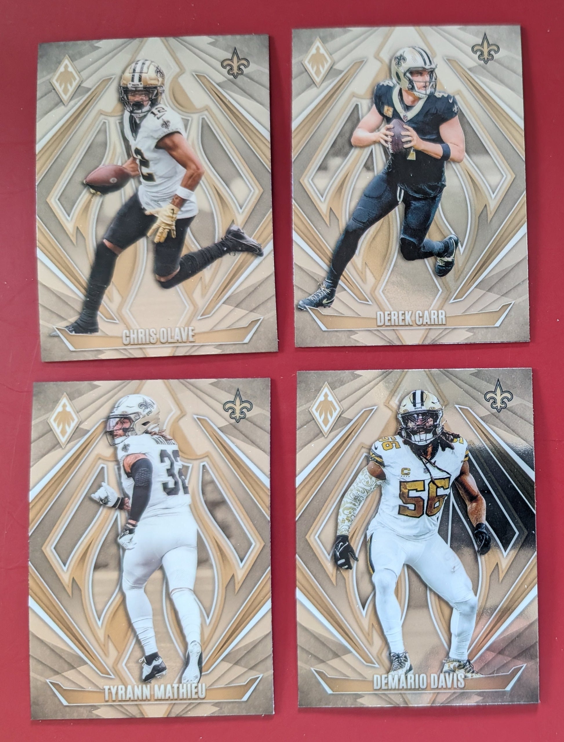 2024 Panini Phoenix NFL Team Pack New Orleans Saints Chris Olave plaque