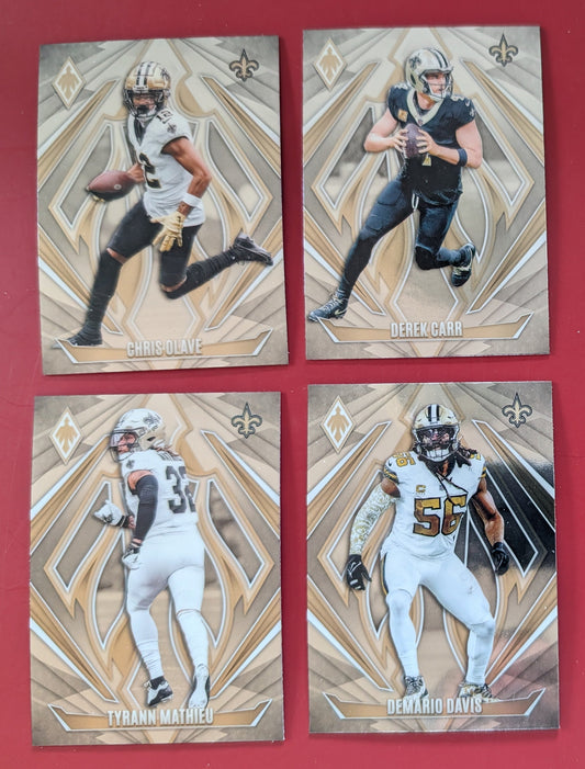 2024 Panini Phoenix NFL Team Pack New Orleans Saints Chris Olave plaque
