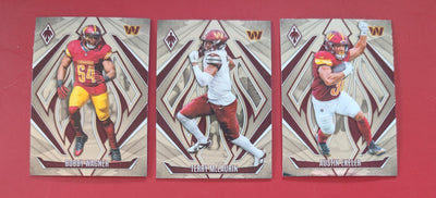 2024 Panini Phoenix NFL Team Pack Washington Commanders Terry McLaurin plaque