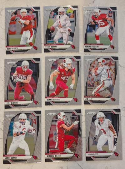 2024 Panini Prizm Team Pack Arizona Cardinals Kyler Murray Michael Wilson Kurt Warner plaque