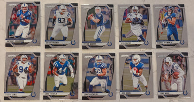 2024 Panini Prizm Team Pack Indianapolis Colts Peyton Manning Reggie Wayne Jonathan Taylor plaque