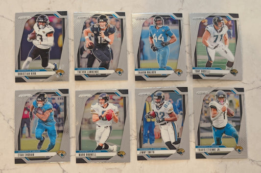 2024 Panini Prizm Team Pack Jacksonville Jaguars Trevor Lawrence Christian Kirk plaque