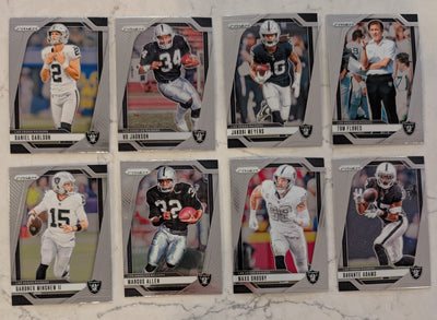 2024 Panini Prizm Team Pack Las Vegas Raiders Bo Jackson Marcus Allen Maxx Crosby plaque