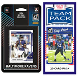 Baltimore Ravens 2025 2024 2023 Team Pack  20 Cards Ray Lewis + 2024 Donruss Team Set Lamar Jackson