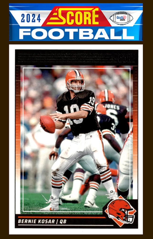 2024 SCORE Cleveland Browns NFL Team Set Myles Garrett Jamari Thrash Michael Hall Jr plaque