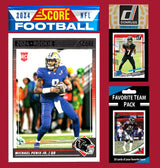 2024 SCORE NFL Atlanta Falcons Team Set Gift Pack + 2023 Donruss + 20 Card Pack  323 Michael Penix RC Deion Sanders