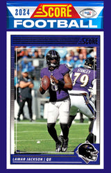 2024 SCORE NFL Baltimore Ravens Team Set Lamar Jackson