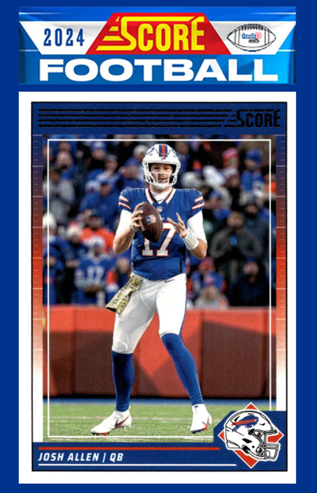 2024 SCORE NFL Buffalo Bills Team Set Josh Allen plaque