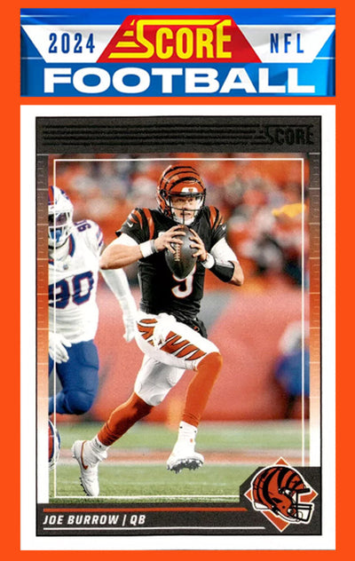 2024 SCORE NFL Cincinnati Bengals Team Set Joe Burrow plaque