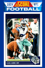 2024 SCORE NFL Dallas Cowboys Team Set Dak Prescott CeeDee Lamb Staubach