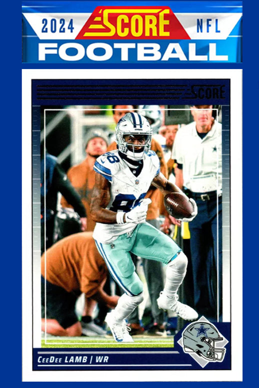 2024 SCORE NFL Dallas Cowboys Team Set Dak Prescott CeeDee Lamb Staubach plaque