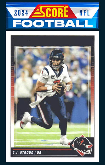 2024 SCORE NFL Houston Texans Team Set 109 CJ Stroud plaque