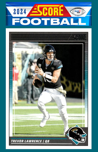 2024 SCORE NFL Jacksonville Jaguars Team Set Trevor Lawrence plaque