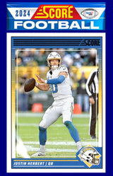 2024 SCORE NFL Los Angeles Chargers Team Set Herbert