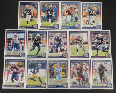 2024 SCORE NFL New England Patriots Team Set 303 Drake Maye RC plaque