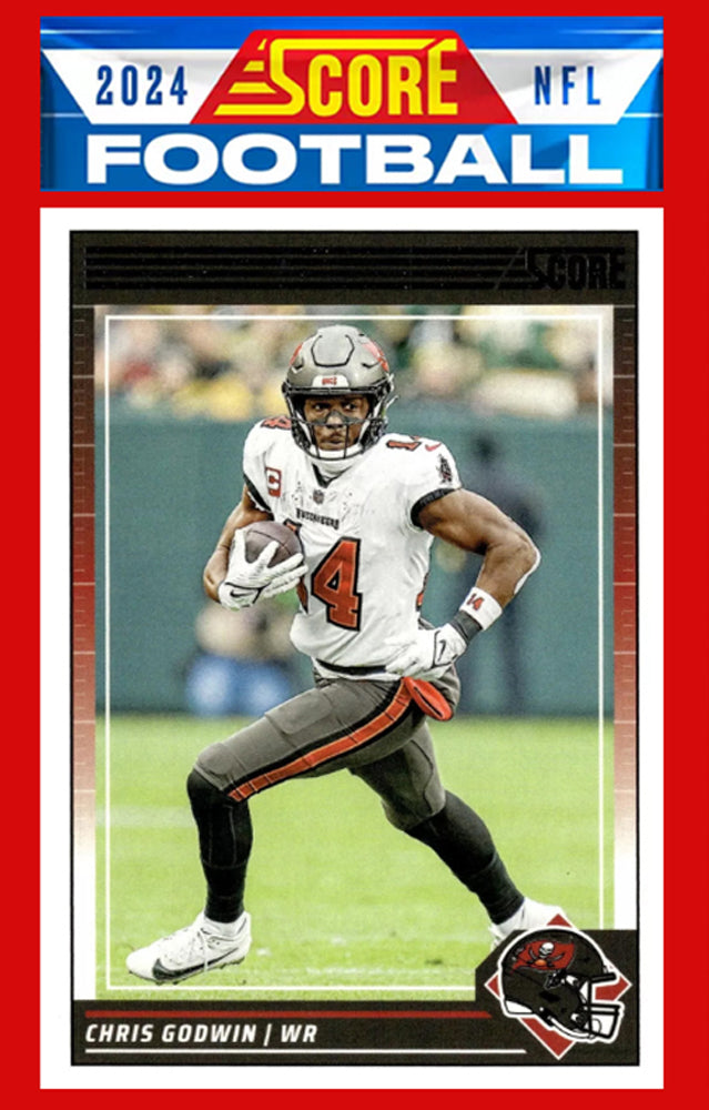 2024 SCORE NFL Tampa Bay Buccaneers Team Set  Chris Godwin Mike Alstott plaque