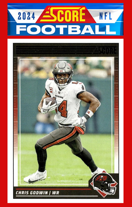 2024 SCORE NFL Tampa Bay Buccaneers Team Set  Chris Godwin Mike Alstott plaque