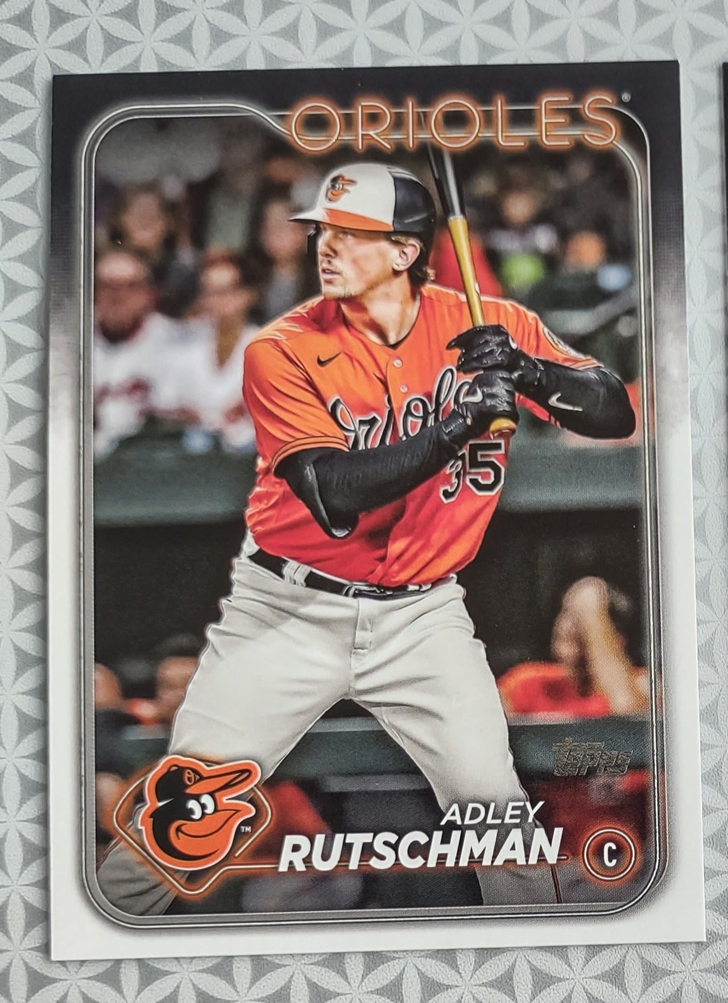 2024 Topps Costco Flagship Collection Companion Card Adley Rutschman CTC-16 plaque