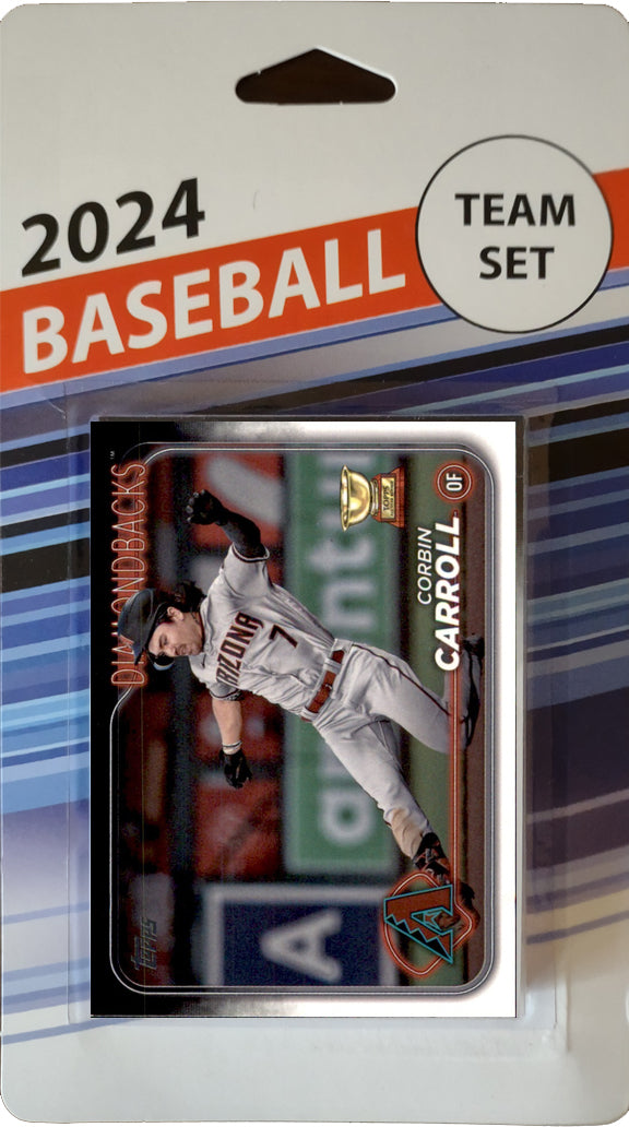 2024 Topps Series 1 Team Set Arizona DiamondBacks Corbin Carroll hand-collated team set