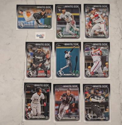 2024 Topps Series 1 Team Set In Hand Chicago White Sox plaque