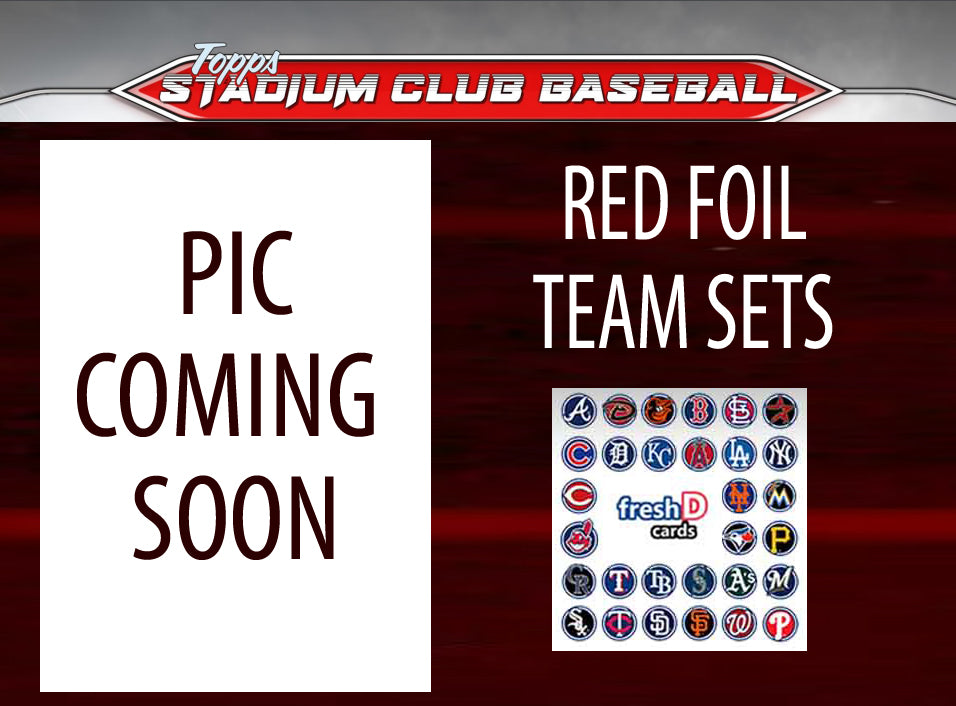 2024 Topps Stadium Club RED FOIL Team Set (14) Baltimore Orioles Holliday 211 Ripken plaque