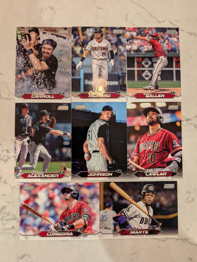 2024 Topps Stadium Club Team Set (8) Arizona Diamondbacks Lawlar Blaze RC plaque