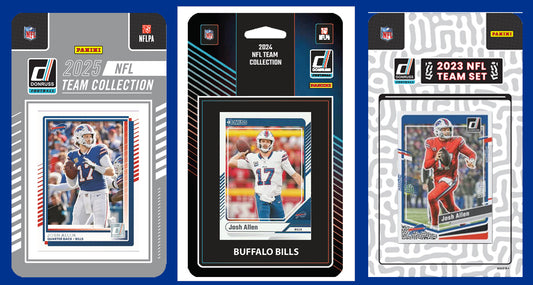 2025 2024 2023 Donruss NFL Factory Sealed Team Set 3 Pack Buffalo Bills Josh Allen James Cook