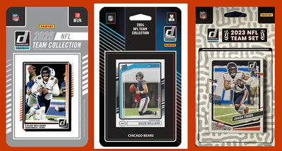 2025 2024 2023 Donruss NFL Factory Sealed Team Set 3 Pack Chicago Bears Caleb WIlliams