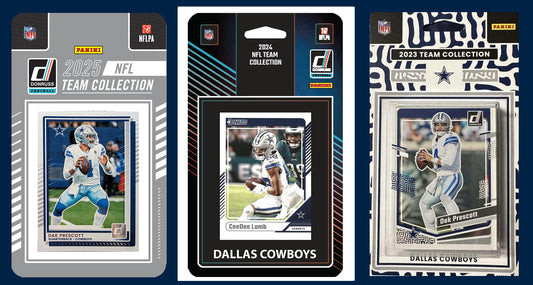 2025 2024 2023 Donruss NFL Factory Sealed Team Set 3 Pack Dallas Cowboys Dak Prescott Lamb