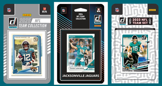 2025 2024 2023 Donruss NFL Factory Sealed Team Set 3 Pack Jacksonville Jaguars Travis Hunter