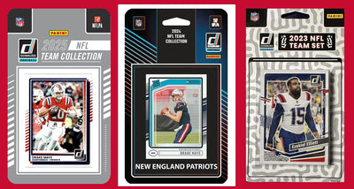 2025 2024 2023 Donruss NFL Factory Sealed Team Set 3 Pack New England Patriots Drake Maye