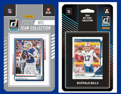 2025 2024 Donruss NFL Factory Sealed Team Set 2 Pack Buffalo Bills Josh Allen James Cook