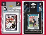 2025 2024 Donruss NFL Factory Sealed Team Set 2 Pack New England Patriots Drake Maye