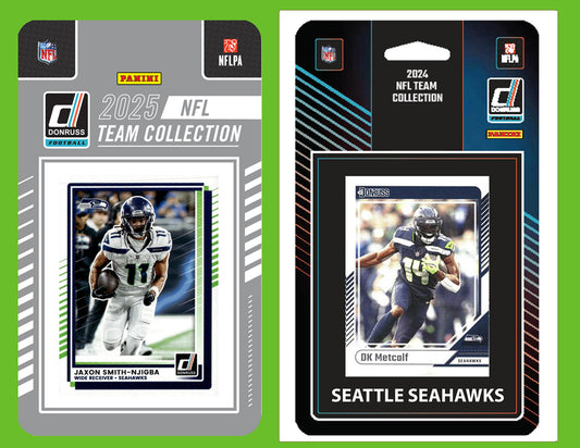 2025 2024 Donruss NFL Factory Sealed Team Set 2 Pack Seattle Seahawks Kupp JSN